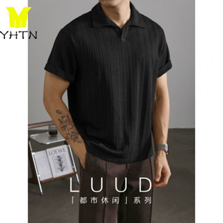 YHTN áo polo nam big size cao cấp áo thun bolo form rộng có cổ bigsize tay lỡ plo ngắn áo polo nam đen