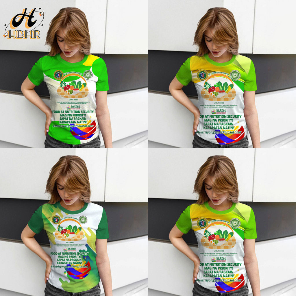 PAN NUTRITION MONTH Áo Sơ Mi 2025 Green Series (Bhw & Bns) Áo Sơ Mi Unisex Thăng Hoa Áo Sơ Mi Hoạt Đ