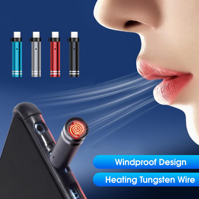 Fonken Mini OTG Type-C Điện Thoại Chống Gió Charing Làm Nóng Adapter Cho Gia Đình Ngoài Trời