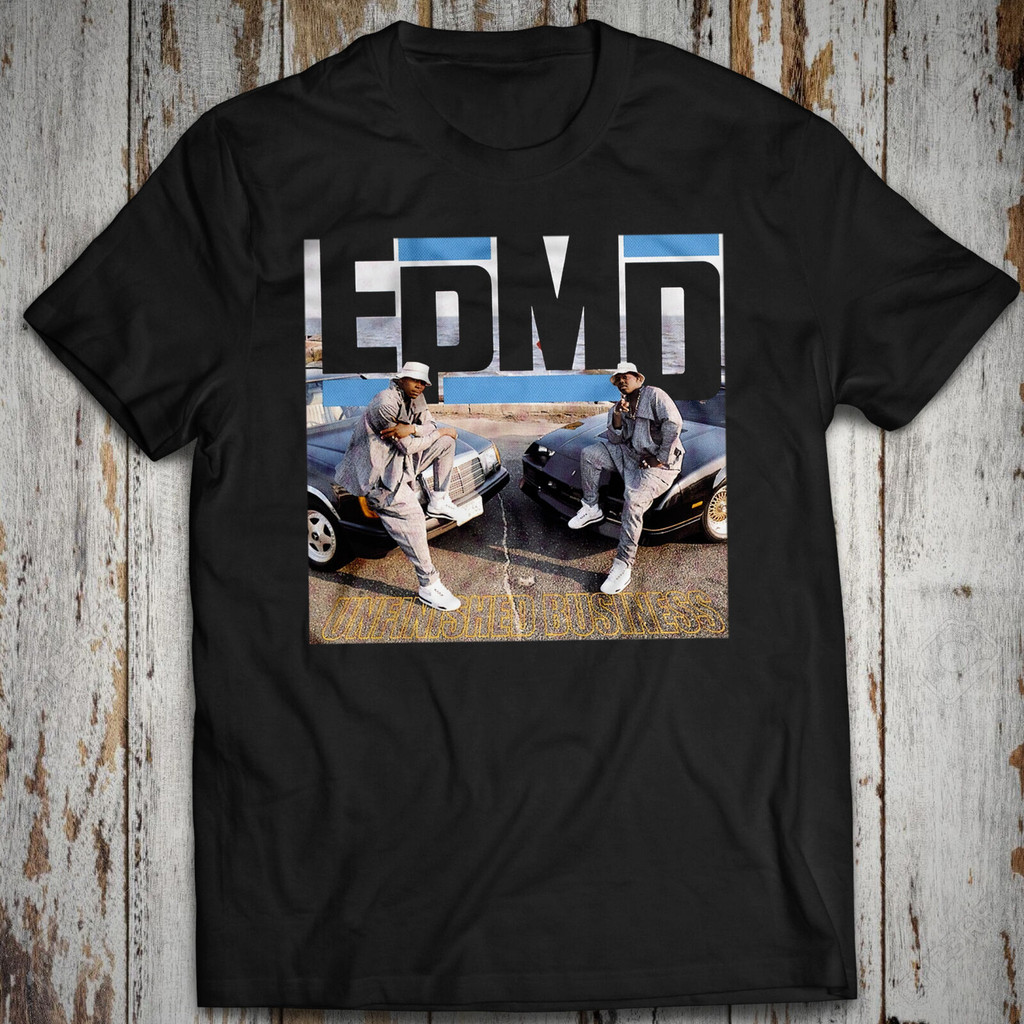 Áo thun Cotton nam Epmd Hiphop Tee Nhạc hòa nhạc công sở chưa hoàn thiện