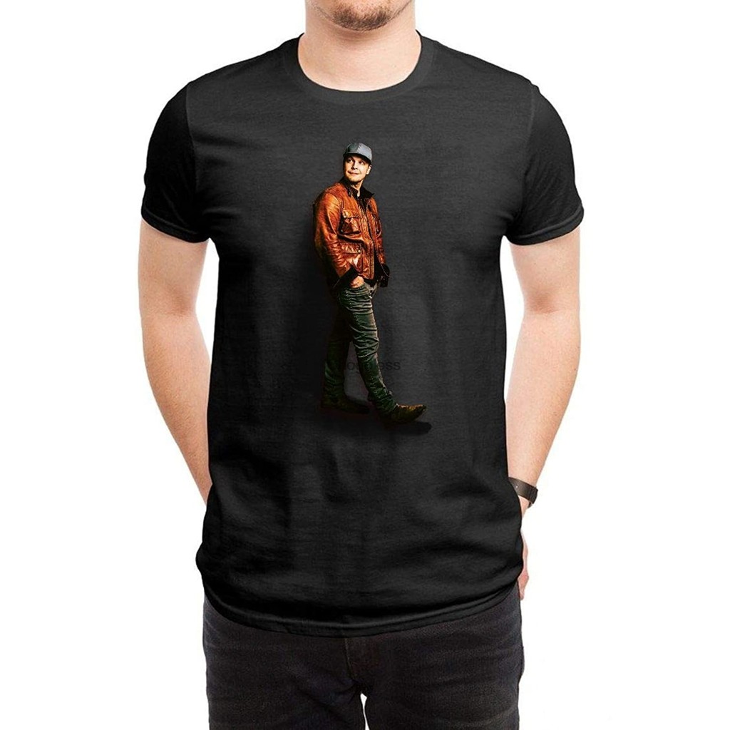 Áo thun nam LILILOV Gavin Degraw Walk Black