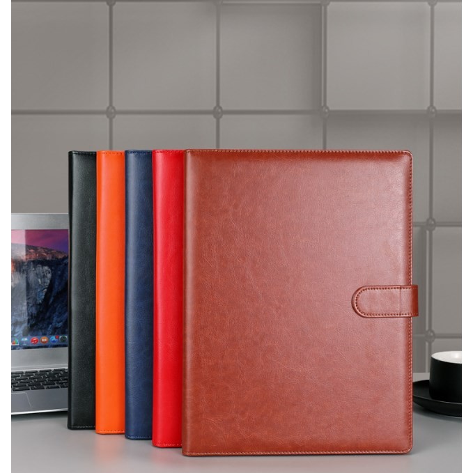 Chất kết dính danh mục đầu tư A4 - Bìa giả da có nắp cho Notepad A4, hồ sơ kinh doanh, bảng pháp lý,