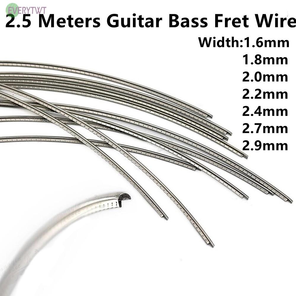 ⛤EVERYWT⛤FREE POST Guitar Nickel Silver Wire 16MM-29MM 8FT Bass Copper Fingerboard