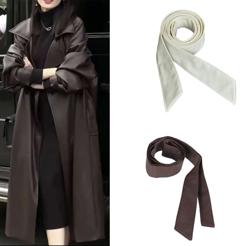 HO Womens PU Belt Trang trí Down Jacket Belt Áo khoác thay thế Dây thắt lưng