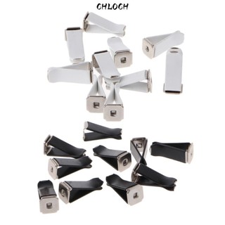 CHLOCH 10 Cái Kẹp Nước Hoa Đen Trắng Phụ Kiện Ô Tô Điều Hòa Không Khí Lỗ Thông Hơi Thơm Giá Đỡ