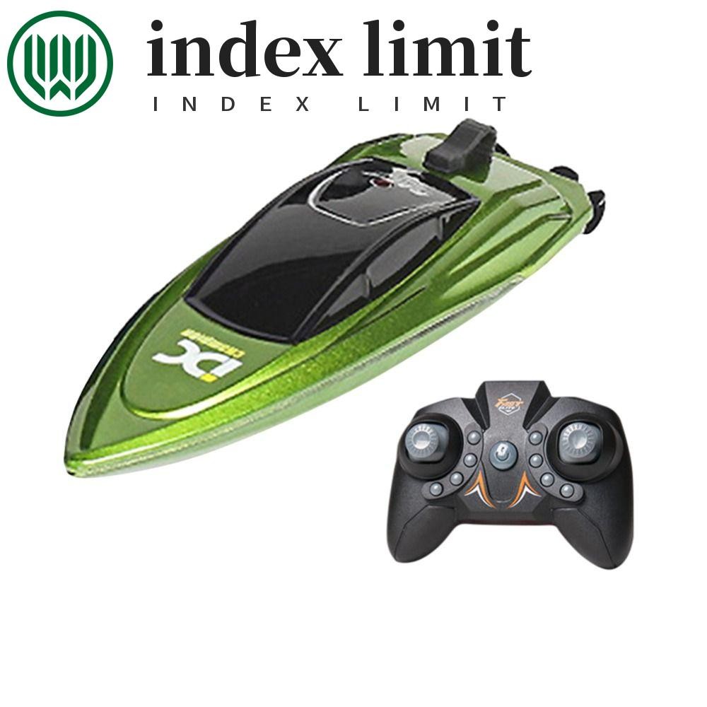 INDEX GIỚI HẠN Thuyền Điều Khiển Từ Xa, Đèn LED Tốc Độ Cao Mini RC Thuyền, Đồ Chơi Bé Trai Điện Chốn