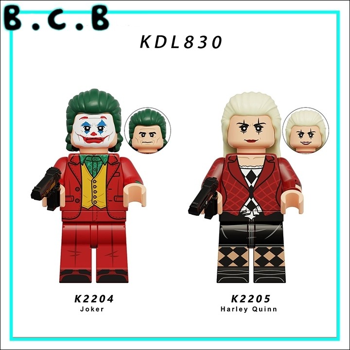 Joker Harley Quinn  Mô Hình Nhân vật Phản Diện Siêu Anh Hùng Đồ Chơi Joker Harley Quinn KDL830