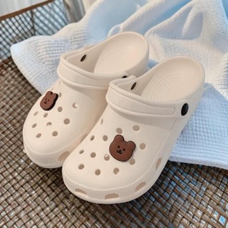 [M07] Dép cross dáng Basic tặng kèm sticker gấu form cho nam và nữ