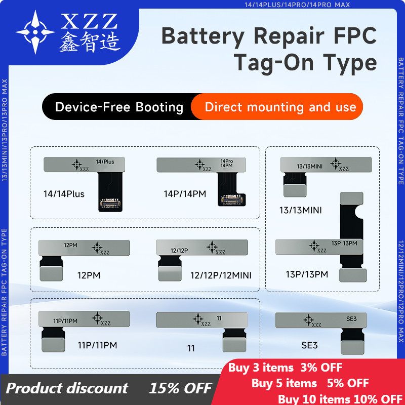 Bảng Lập Trình Pin fpc flex Cho Pin 11 12 14 13 pro max