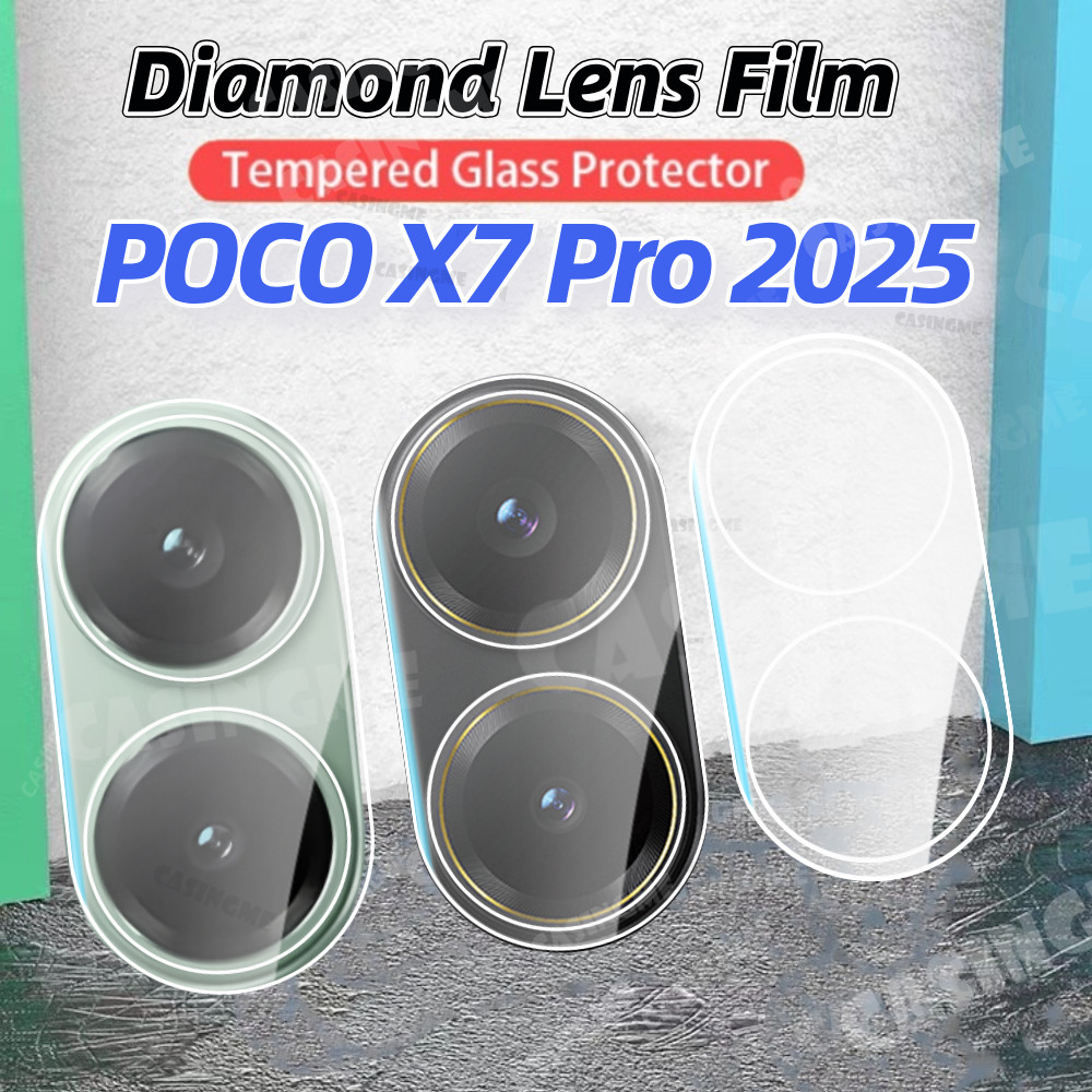 Poco X7 Pro 2025 3D Bảo Vệ Ống Kính Máy Ảnh Cho POCO X7 Pro 5G X7Pro PocoX7Pro PocoX7 7XPro X 7 Pro 
