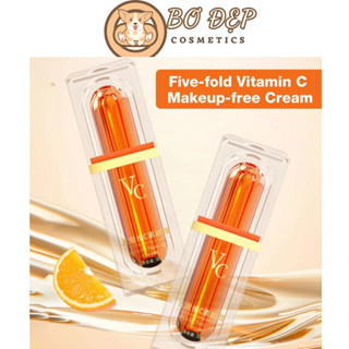 Kem Nền Lười Che Khuyết Điểm QHOO VC Chứa Vitamin C Cho Da Mềm Mịn Căng Mướt 30g Five VC Face Cream