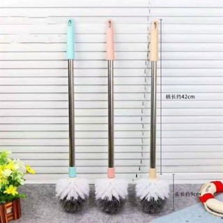 Cây cọ rửa , Bàn chải Chà Rửa Bồn Cầu, Toillet Cán Inox tiện lợi