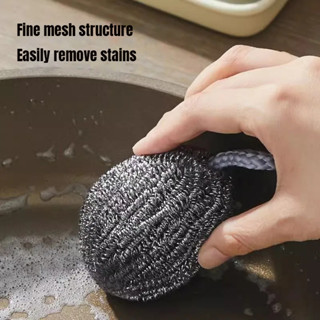 🎀Dây thép lớn, cọ rửa chén bát, cọ rửa nồi gia đình bằng thép không gỉ