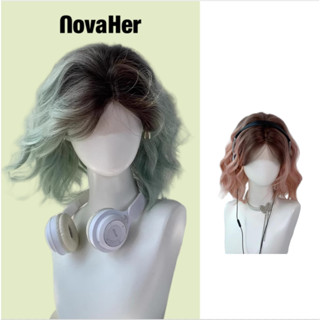  Tóc Light Giả Lolita Xoăn Lơi Ngắn Ngang Vai Tự Nhiên Mềm Mượt - Tóc Giả Thời Trang Nữ NovaHer 