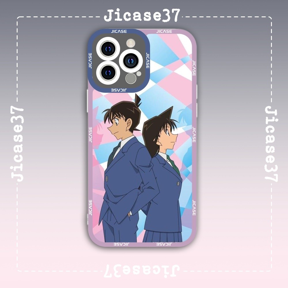 Ốp lưng iPhone Cạnh Vuông Samsung Xiaomi Oppo Anime Họat hình Detective Conan Thám tử lừng danh cona