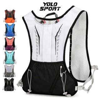  Vest Nước Chạy Bộ Siêu Nhẹ Marathon Đạp Xe Trekking Ba Lô Thể Thao Nam Nữ Có Ngăn Đựng Điện Thoại Dung Tích Túi 5L 