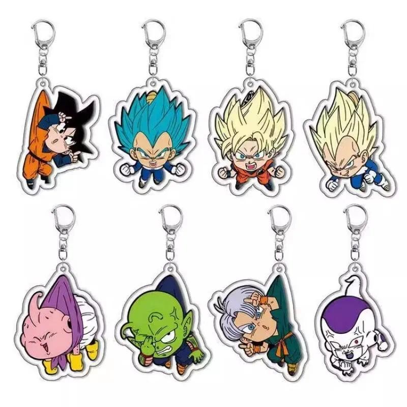 DRAGON BALL Z Anime Figure Son Goku Frieza Vegeta IV Yamcha Android 18 17 Majin Buu Piccolo Transpar