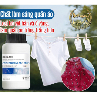  Mua 2 tặng 1Bột tẩy ố vàng quần áo trắng   tẩy vết bẩn mạnh tẩy ố vàng và làm trắng   thuốc tẩy nhẹ không gây kích ứng 