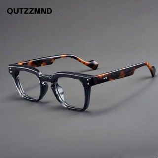 Qutzzmnd Kính Mắt Lão Thị, Kính Đọc Sách Sang Trọng Cổ Điển, Kính Mắt Quang Học Siêu Nhẹ Bảo Vệ Mắt Di Động Cho Nam Nữ