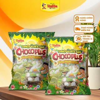  Combo 2 gói Trứng khủng long Chocoplus Tân Tân 192g gói 