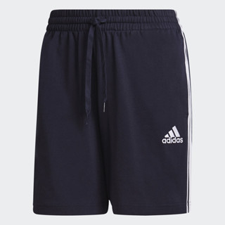 adidas Phong cách sống Quần Short 3 Sọc Essentials AEROREADY Nam Màu xanh da trời GK9989