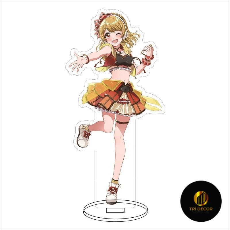 Mô hình Standee D4DJ Aimoto Rinku Akashi Maho anime chibi acrylic standee trưng bày trang trí decor 