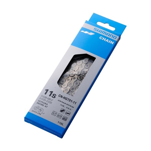 Xích Xe Đạp SHIMANO CN-HG701-11 116 Links For 11-Speed (Road/MTB/E-Bike Compatible)116 Links (W/Quic