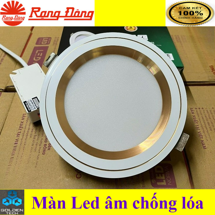(Rạng Đông) Đèn led downlight (Đổi 3 Màu) 8W - 10W - 12W - Lỗ khoét trần 90mm 110mm model AT26