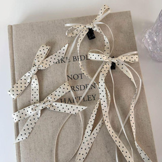 Ruy Băng Nơ Chấm Bi Kẹp Tóc Nữ Nhỏ Lấy Kẹp Mũ Đội Đầu