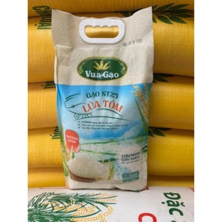 10kg gạo st25 lúa tôm vua gạo dẻo mềm