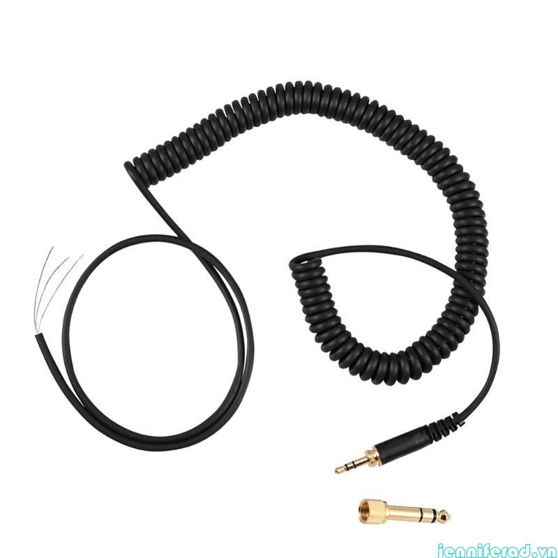 Dây cáp lò xo jenniferad Dây cắm cho tai nghe DT 770 770Pro 990 990Pro Dây thay thế