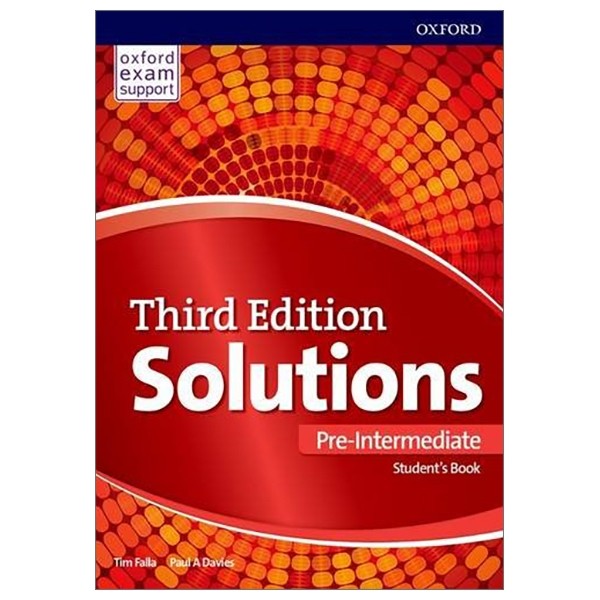 Sách - Solutions: Pre-Intermediate: Student's Book - 3rd Edition