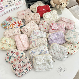 Phim Hoạt Hình Mới In Hình Quilting Tiền Xu Ví Đựng Thẻ Hộp Đựng Chìa Khóa Đa Năng Kích Thước Nhỏ Túi Bảo Quản Đồng Bằng Thanh Lịch Hoa Cô Gái Di Động Túi Son Môi