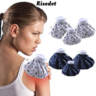 Túi đá RISEDOT, Túi làm mát thoáng khí có thể tái sử dụng, Túi giữ nhiệt hoạt hình chống nước 6 / 9 / 11inch di động