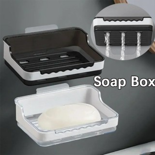 FEELING🌈Giá Đỡ Xà Phòng Treo Tường, Hộp Đựng Đồ Sopbox Đứng Khay Xà Phòng Món Ăn Thời Trang Bền Đẹp Giá Để Đồ Xà Phòng Hộp Đựng Khay Phòng Tắm Người Tổ Chức