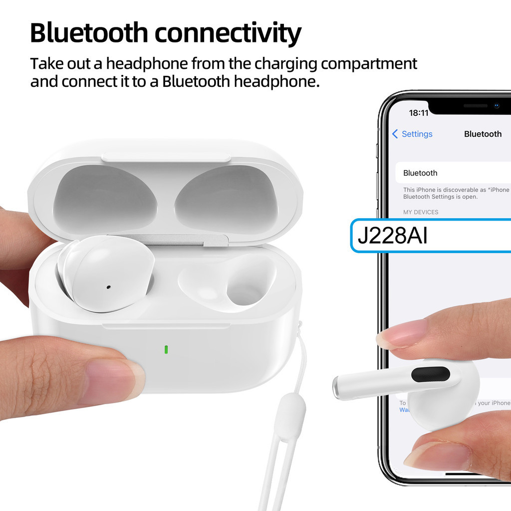 GOOJODOQ Tai nghe Bluetooth không dây TWS 5.3 Dịch thuật AI tiên tiến nhỏ gọn & Hỗ trợ di động 36 ngôn ngữ Dịch - Dịch AITWS | BigBuy360 - bigbuy360.vn
