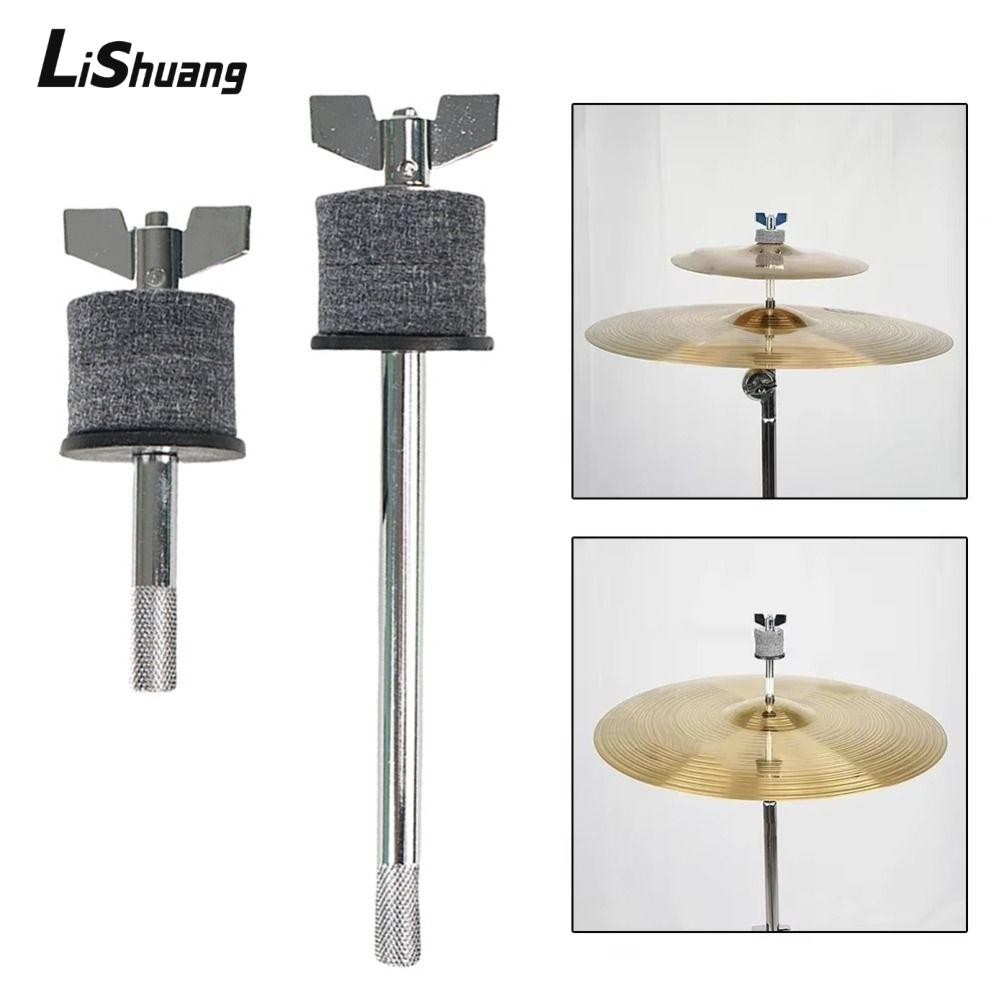 Máy xếp chũm chọe LISHUANG, Bộ phận trống Phụ kiện nhạc cụ gõ Kẹp đính kèm, Giá đỡ chũm chọe kim loạ
