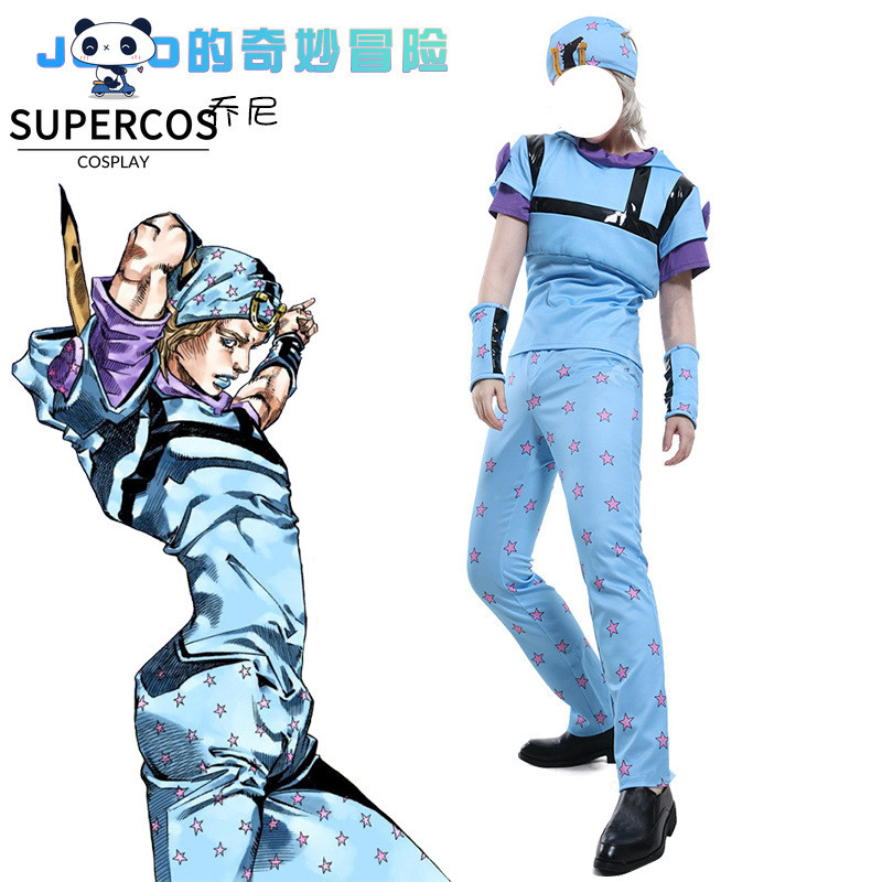 JoJo 's Bizarre Adventure Johnny Joestar Trang phục hóa trang trọn bộ cho bữa tiệc Halloween