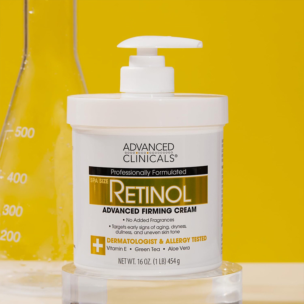Advanced Clinicals Retinol Body Lotion & Face Moisturizer 435ml