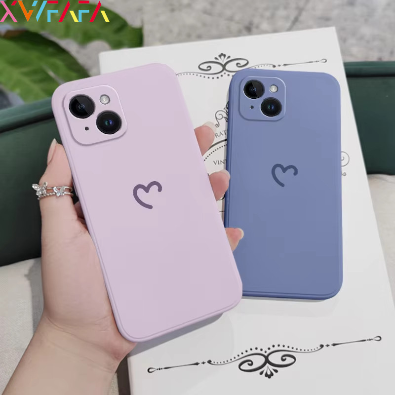 Ốp điện thoại hình trái tim và dây tối giản Tương thích với Redmi K70 K60 K50 K40 K30 K20 Pro K70E K