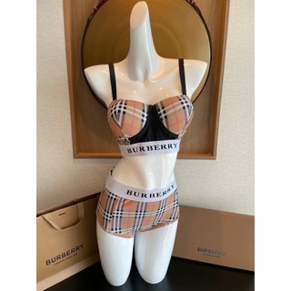 Burberry5526 có hỗ trợ bằng thép Đồ bơi chia đôi thoải mái thoáng khí dành cho nữ