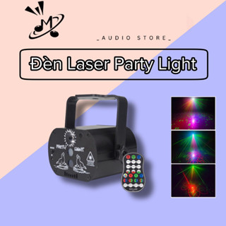  Đèn bay phòng mini Party Light đèn chiếu laser 2 tia laze cảm biến theo nhạc   Có REMOTE  
