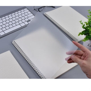 Sổ lò xo Caro A4 - A5 - A6 (ô 5x5) 160 trang - Sổ lò xo kép bìa nhựa trong 2 mặt dùng để ghi chép bài tập, tài liệu