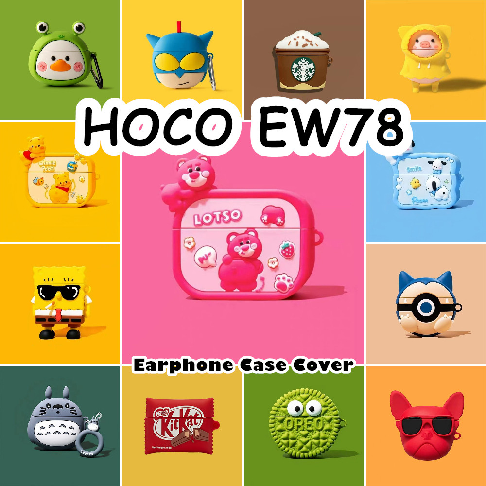Dành Cho Ốp Lưng HOCO EW78 Dòng Hoạt Hình Hợp Thời Trang Vỏ Tai Nghe Silicon Mềm Vỏ NO.2