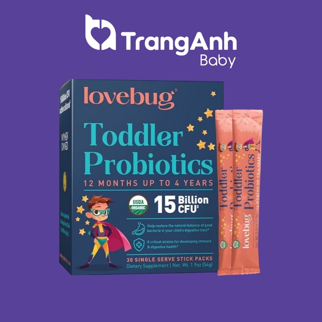 Men Lovebug Toddlers Probiotic cho bé