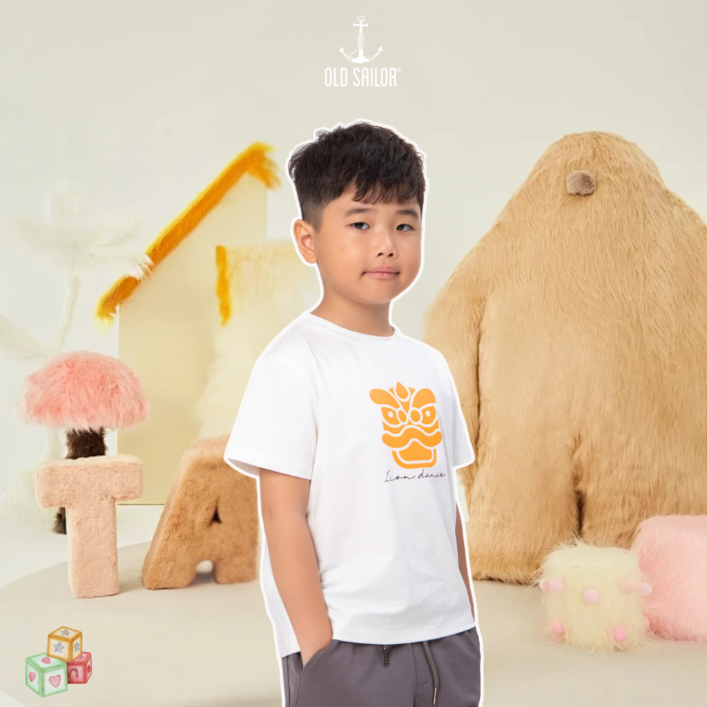 Áo Thun Trẻ Em Lion Dance Old Sailor - 33024