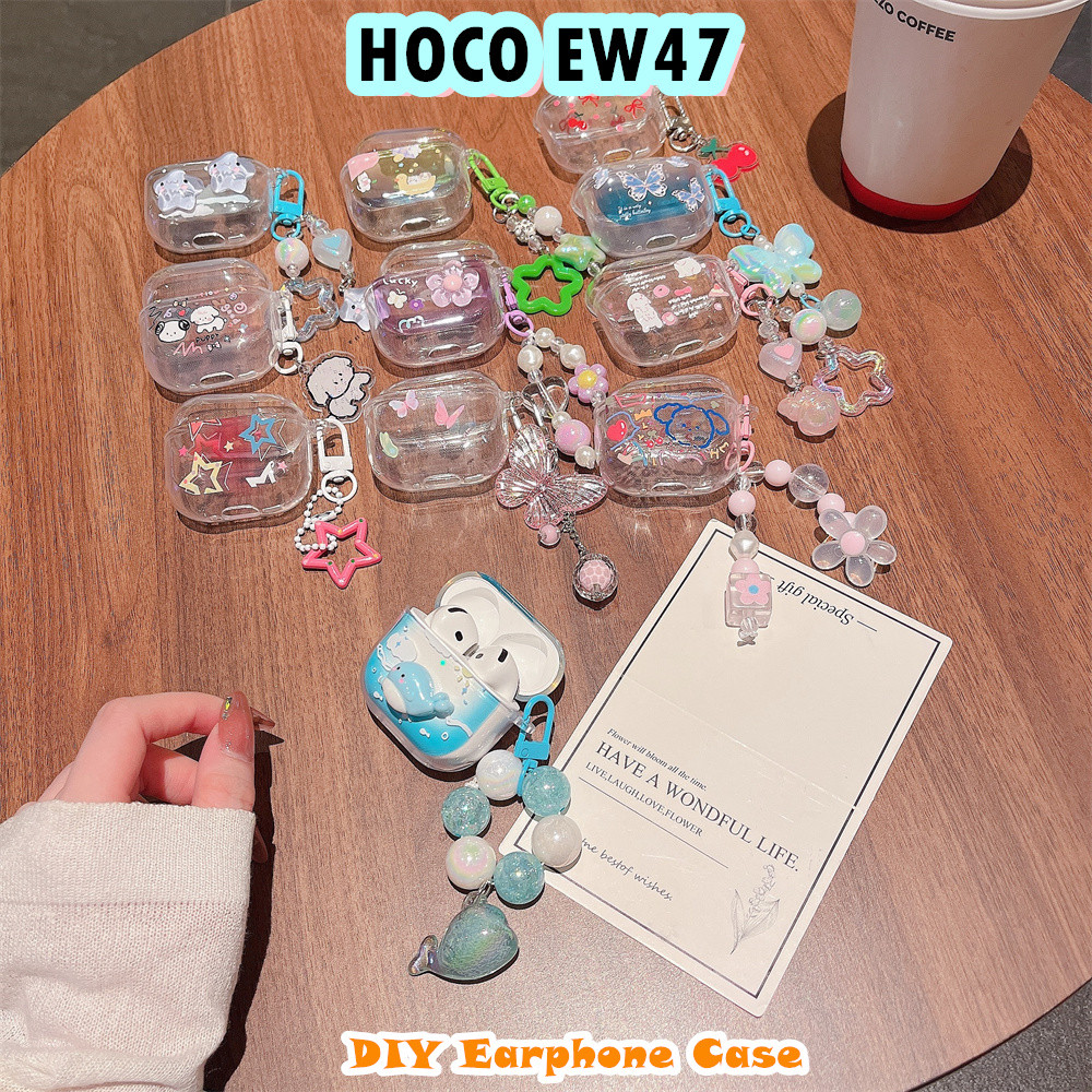 [Sáng Tạo] Dành Cho Vỏ HOCO EW47 Vỏ Tai Nghe Silicon Mềm DIY Hoạt Hình Sáng Tạo SỐ 1