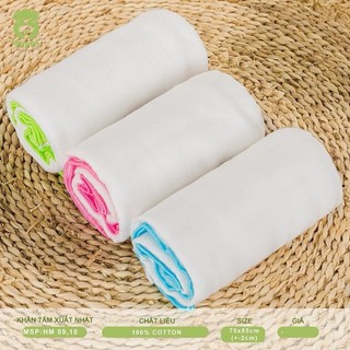 Khăn tắm xô Mipbi 4 lớp/ 6 lớp 75x85 hàng chính hãng