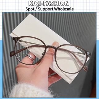 (KIQI-FASHION) COD Kính cận thị Có sẵn 0 ~ -4,00 độ Kính cận thị trong suốt Chống ánh sáng xanh Kính thời trang Hàn Quốc