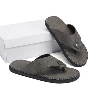 [ Mở bán 159 cành] Dép xỏ ngón da sáp nam đế đúc khâu chỉ toàn bộ chắc chắn ,dép thời trang kiểu dáng trẻ trung V007